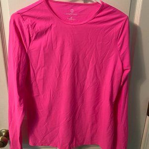 pink surf rash guard swim top